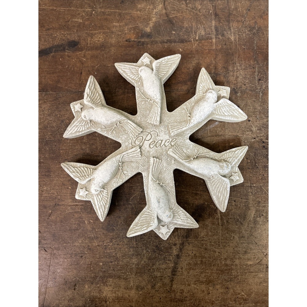 Carruth Studio 6 Pointed Star Wall Hanging Peace Hummingbirds 2005 "E.L."